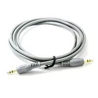 Універсальний кабель Lesko jack 3.5 mm-3.5 mm 1.5 м для комп'ютера, смартфона навушників аудіосистем