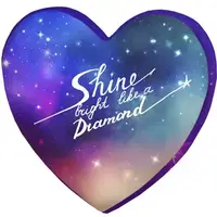 Подушка сердце 3D Shine bright like a diamond 40х40х7,5 см 3DPS_WOL006