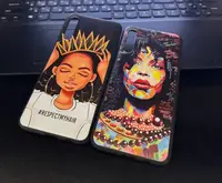Силіконовий чохол для Samsung Galaxy А50 - Graffiti Hair (Дівчина з намистом), XIX