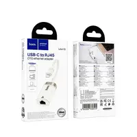 Переходник HOCO Crystal Type-C ethernet adapter UA41B |0.145m, 100Mbps|