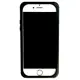 Силиконовый чехол для iPhone SE 2022 / SE 2020 / 8/ 7 - Ромашка, Черный