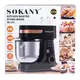 Миксер стационарный Sokany SK-276 Kitchen Master Stand Mixer 1000W 6l миксер с чашей