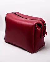 Косметичка эко-кожа красная Размеры 20*15*10