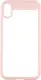 Чехол-накладка Rock TPU+PU Clarity Series Case Apple iPhone X Pink