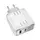 Адаптер сетевой HOCO Rock charger C138A |1USB/1Type-C, 65W/3A, PD/QC|