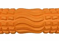 Масажний ролик EasyFit Wavyspines 33 см Помаранчевий