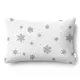 Семейный комплект фланель с простыней на резинке SNOWFLAKES SILVER CS7