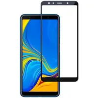 Защитное стекло Lion для Samsung Galaxy A7 2018 (A750) 3D Perfect Protection Full Glue, Black