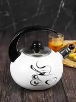 Чайник со свистком Kamille KM-1036 2.5 л белый