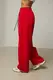 Однотонные спортивные штаны с затяжками – красный цвет, ONE SIZE (есть размеры)