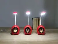 Настільна АКУМУЛЯТОРНА світлодіодна LED-лампа Гра в Кальмара