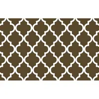 Килимки для дому універсальні 2 пр. 50*80+50*160 см Homytex brown green