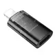 Переходник HOCO iP male to C female OTG transparent adapter UA36A |480Mbps, 2A|