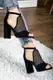 Женские босоножки Fashion Xiao 3011 37 размер 24 см Черный