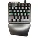 Клавиатура под одну руку игровая RGB USB Inker K9 одноручная Черный