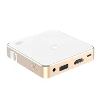 Портативный мини проектор Jiks Pix для домашнего кинотеатра Белый
