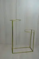 Підставка під квіти DecorArt "Лалін 450*300d135" 45x30d18 см золото.чорний