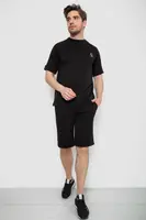 Костюм чоловічий повсякденний, колір чорний, 238R1570-1