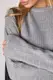 Жіночий костюм oversize у рубчик зі штанами палаццо - сірий цвет, ONE SIZE