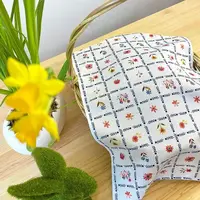 Салфетка на стол, в корзину Мозаїка з квітів 35x60 см (SLF_25F007)