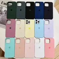 Чохол для iPhone 12 / 12 Pro - Cиліконовий з мікрофіброю (Лого), Різні кольори