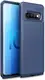 Чехол-накладка Ipaky Carbon Fiber Series/Soft TPU Case Samsung Galaxy S10+ Blue