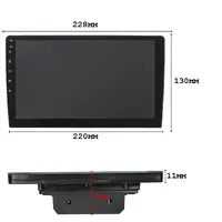 Автомагнітола Lesko 2 din W-09 2+32 Wi-Fi Гб Android 7.1 GPS мультимедійна з великим екраном