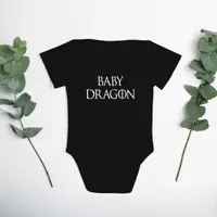 Бодік GoT "Baby dragon", Чорний, 80 р. (1 рік), англійська
