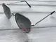 Подростковые очки polarized 3358-2 черные в серебристой оправе