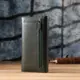 Горизонтальный кошелек у два сложения из натуральной кожи ST Leather 23067 Зеленый