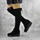 Ботфорты женские Fashion Rebel 2162 40 размер 25,5 см Черный