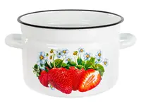 Кастрюля с крышкой Е-Декор Клубника 069-125 9 л