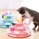 Игрушка для кота Taotaopets 077705 Башня Blue 25*16.5см интеллектуальная 4-х уровневая