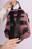 Рюкзак женский розовый код 7-9023