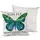 Подушка декоративная шелковая Just fly butterfly 45x45 см 45IS_FLORA010
