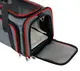 Сумка переноска для кошек и собак 66x38x26 см CosmoPet CP-05 (S) Grey-Red