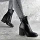 Ботинки женские Fashion Edged 2354 40 размер 26 см Черный