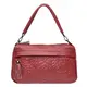 Женская кожаная сумка Borsa Leather K1840-red