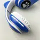 Беспроводные наушники Cat Ear RGB STN-28 (Синий)