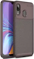 Чехол-накладка TOTO TPU Carbon Fiber 1,5mm Case Samsung Galaxy M10s Coffee