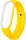 Ремешок UWatch Double Color Replacement Silicone Band For Xiaomi Mi Band 5/6/7 Yellow/White Line