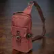 Плечевая сумка для мужчин из плотного текстиля Vintage 22186 Коричневый