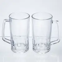 Набор кружек для пива Patterned Stein стеклянных 2 штуки по 530 мл HP-17-61