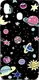 Чехол-накладка TOTO Cartoon Soft Silicone TPU Case Samsung Galaxy M20 Space Planets Black