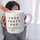 Кружка маленькая Yoga pants and coffee 170 мл (KRD_20M018)