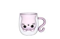 Набір чашок із подвійними стінками Vittora Kitty Pink VT-5317-250 2 шт 250 мл