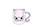 Набор чашек с двойными стенками Vittora Kitty Pink VT-5317-250 2 шт 250 мл