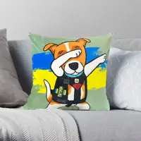 Подушка патріотична 3D "Пес Патрон" 2717_D 12758 35х35 см м'ятна