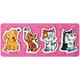 Закладки платсиковые 4x20 шт, 35х50 мм, Pets