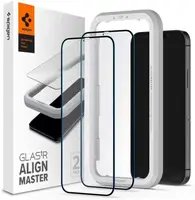 Защитное стекло Spigen для iPhone 12 Pro Max Glas.tR AlignMaster (2 шт), Black (AGL01792)